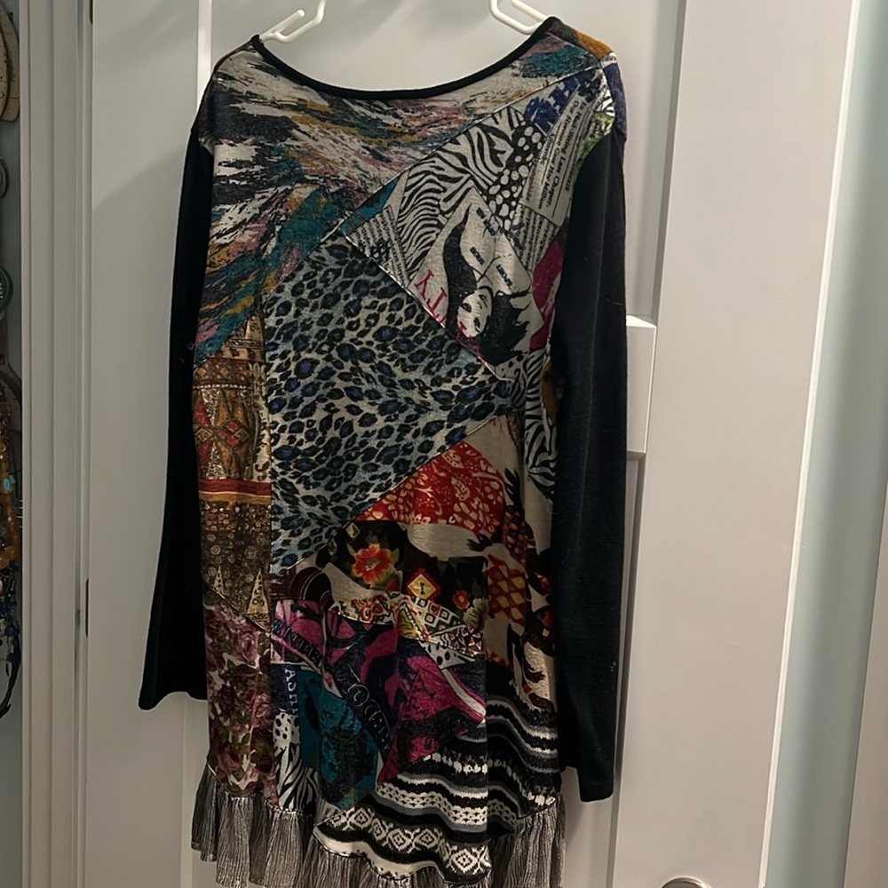 Sacred Threads Ruffled Tunic/ Sweater - Picture 6 of 6